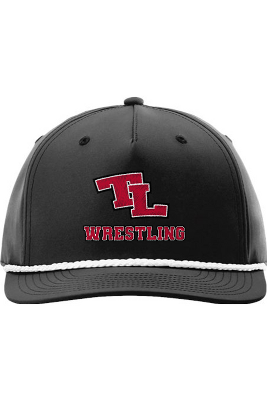 Twin Lakes Wrestling Embroidered Richardson Five Panel Classic Rope Cap