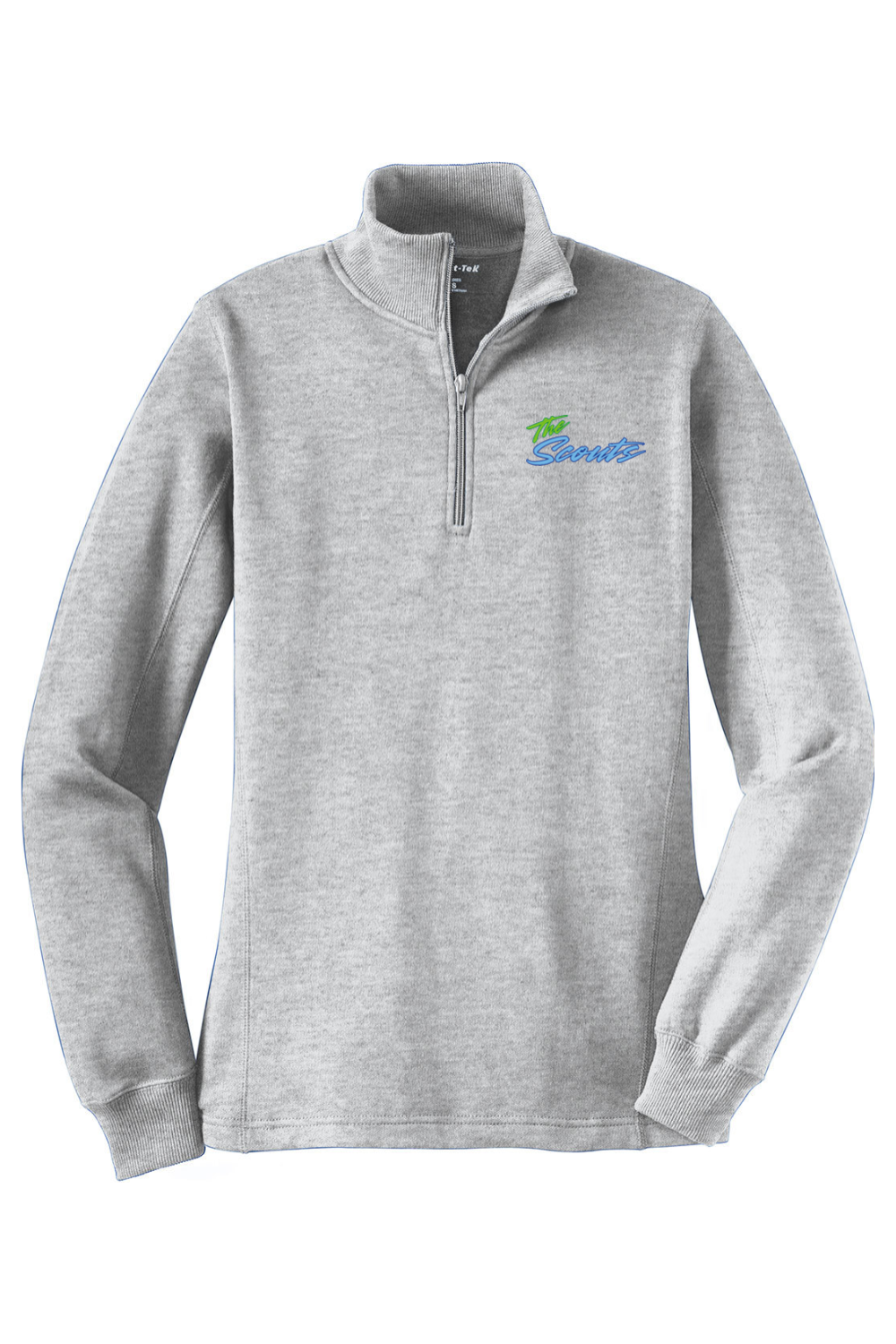 CF Scouts Baseball DTF Ladies 1/4-Zip Sweatshirt