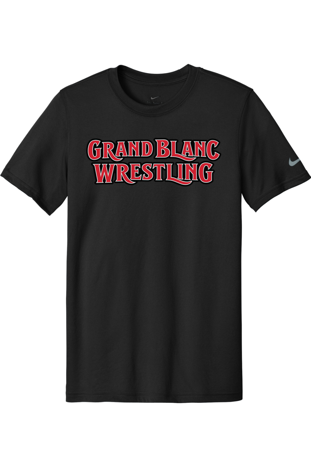 Grand Blanc Wrestling DTF Nike Swoosh Sleeve Legend Tee