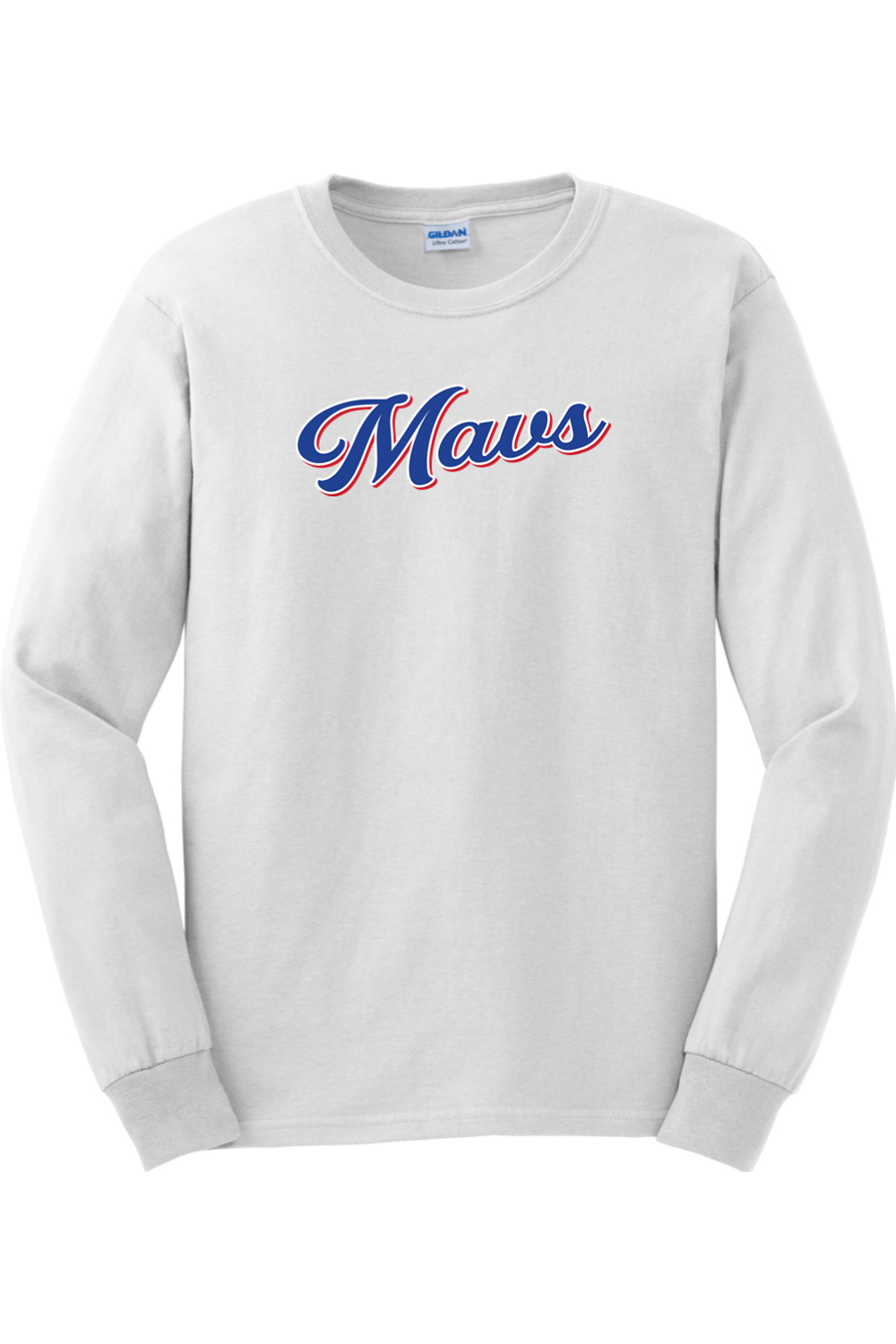 Maverick Manchester Baseball DTF Cotton Long Sleeve T-Shirt