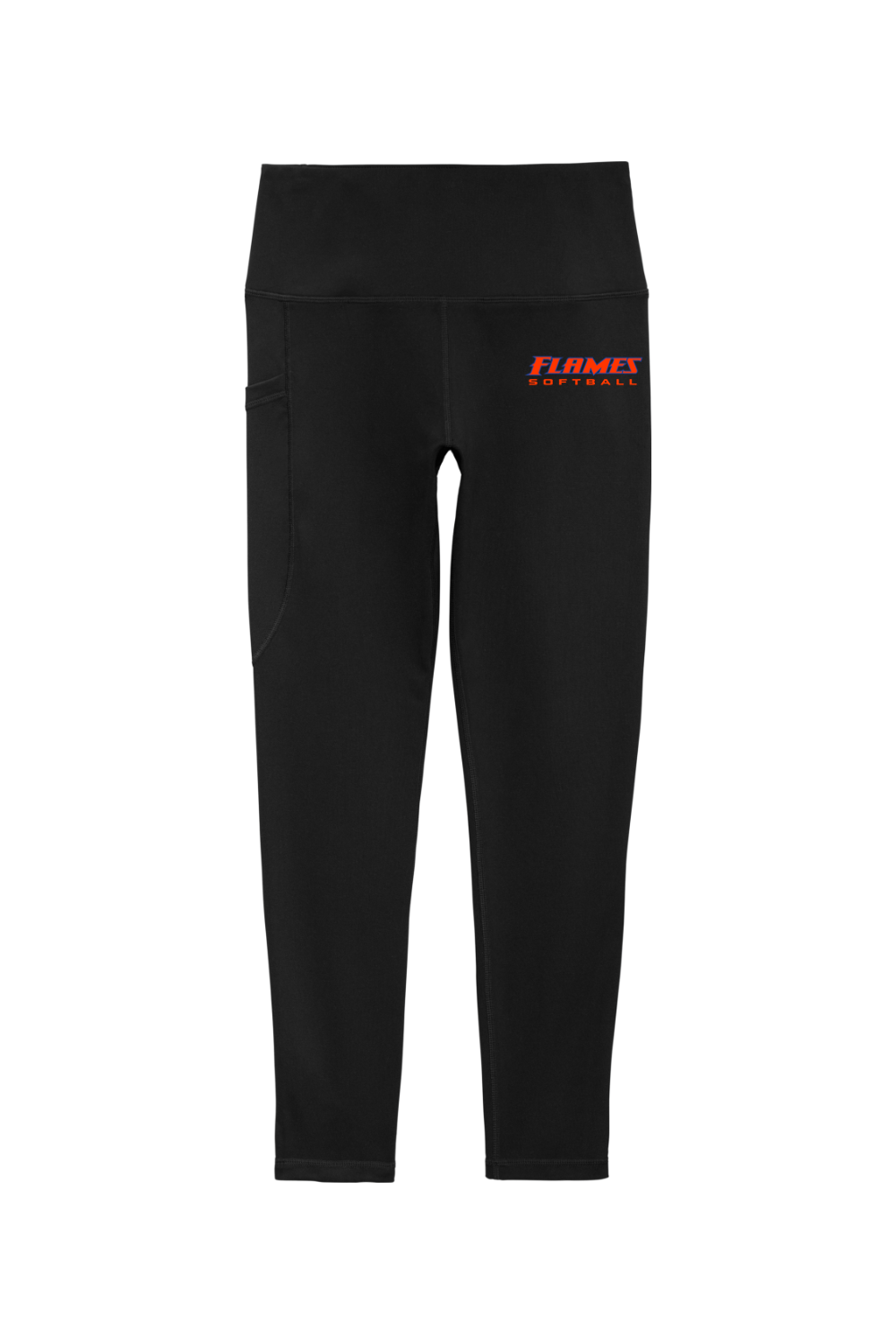 Flames MI Softball DTF Ladies High Rise 7/8 Legging