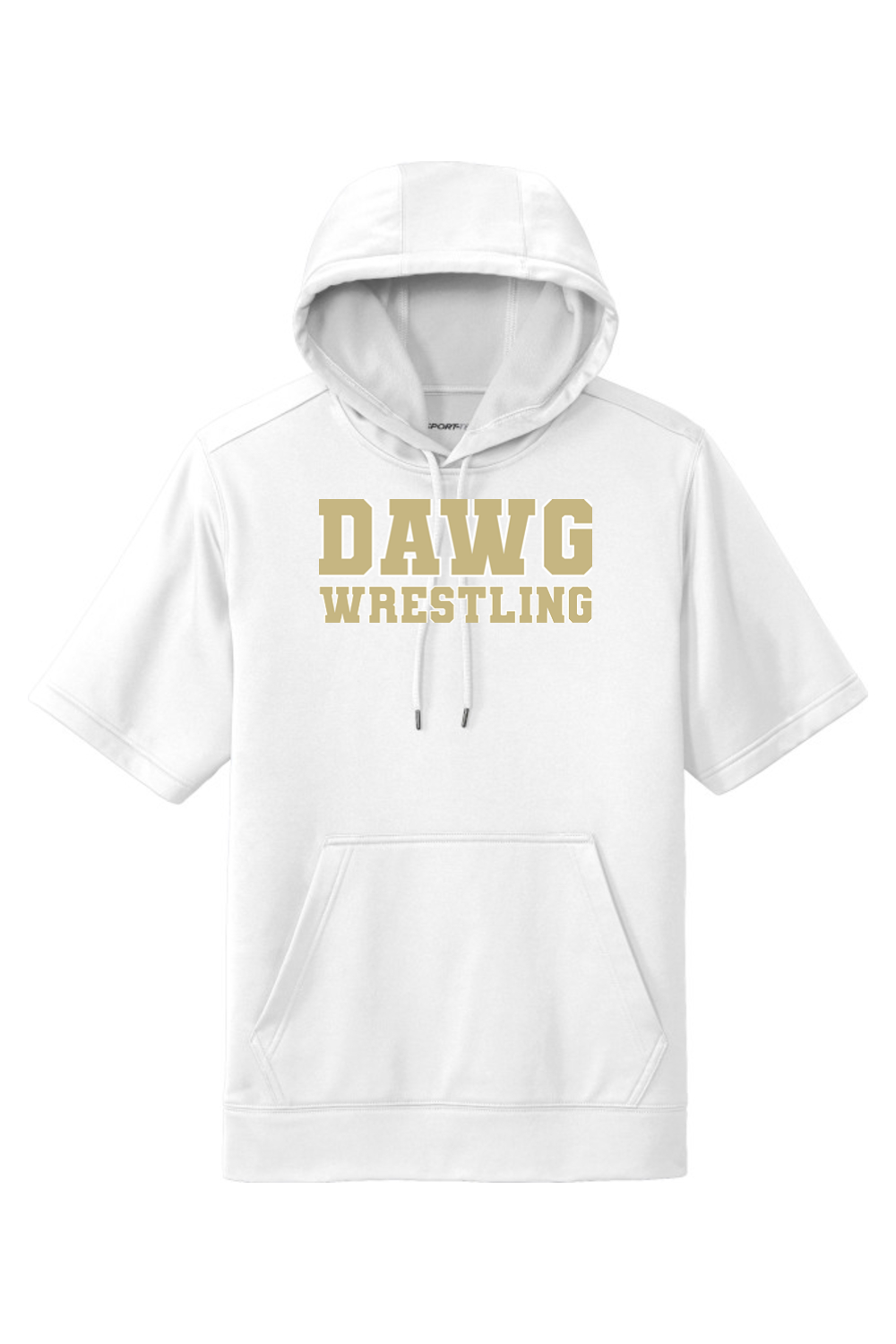 Otsego Middle School Wrestling DTF Sport-Wick Fleece Short Sleeve Hooded Pullover