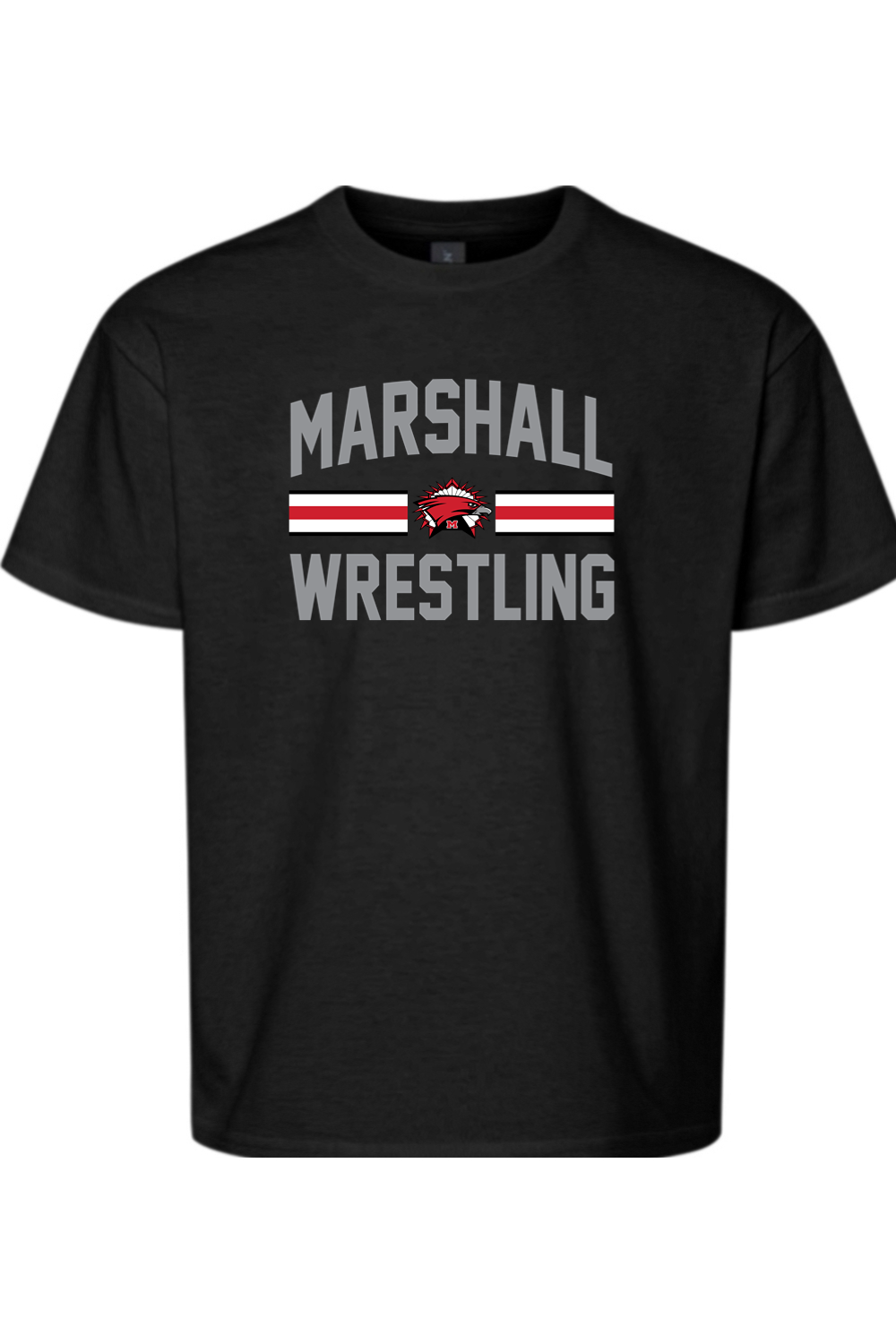 Marshall Redhawks Wrestling DTF Youth Softstyle T-Shirt