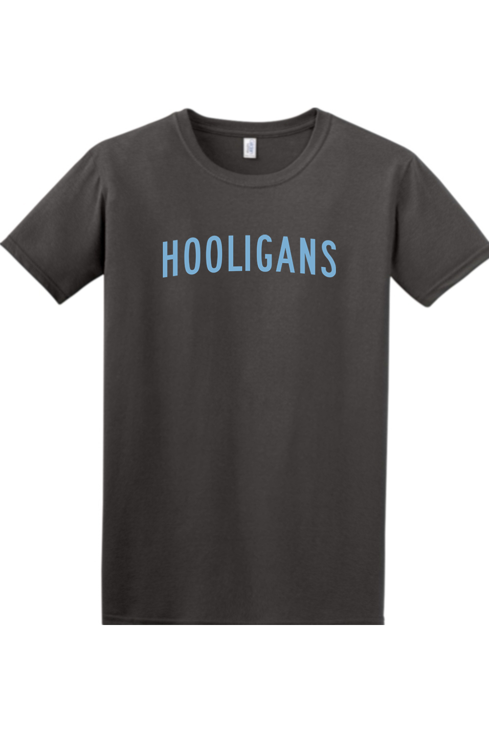 Hooligans Baseball Softstyle T-Shirt Shoulder Logo