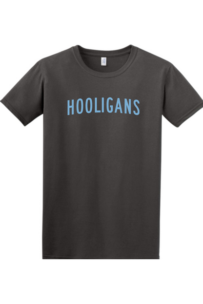 Hooligans Baseball Softstyle T-Shirt Shoulder Logo