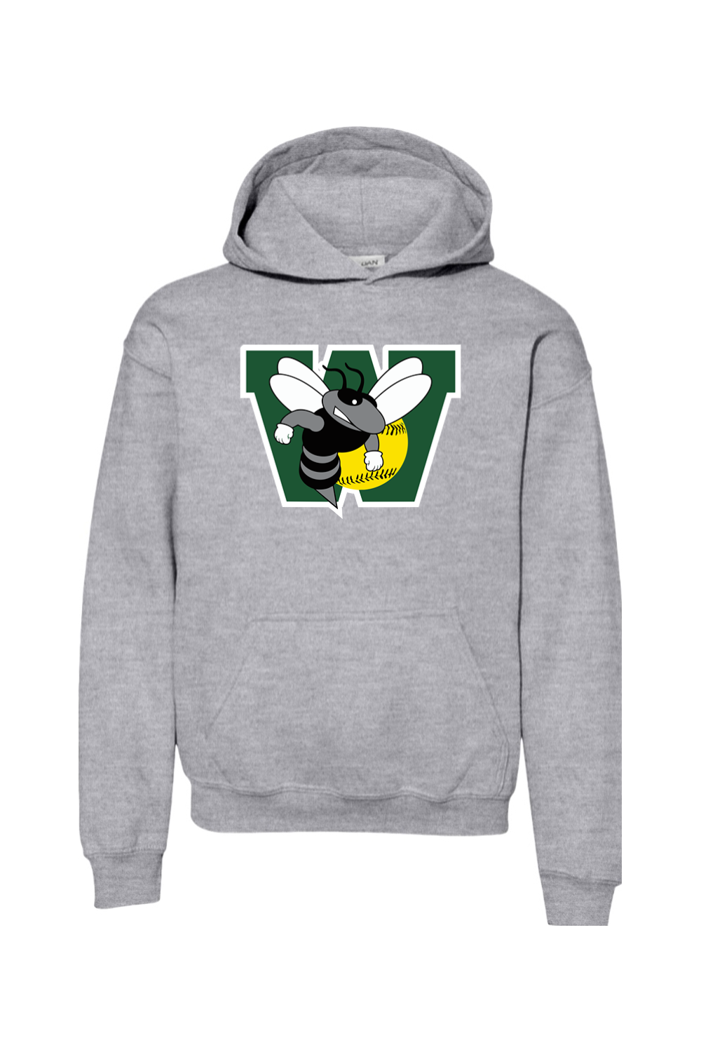 Williamston Softball Youth Heavy Blend Hooded Sweatshirt