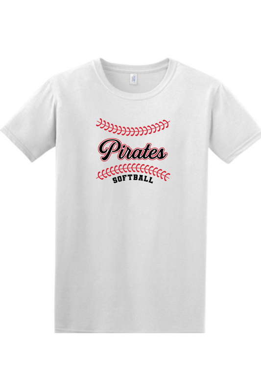 Cardington Pirates Softball DTF Softstyle T-Shirt
