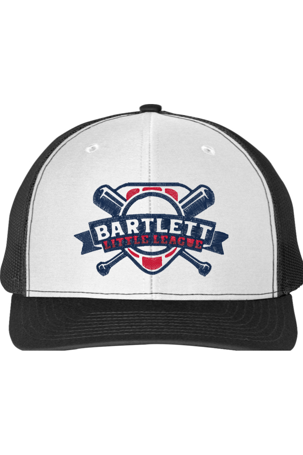 Bartlett Little League Baseball Embroidery Snapback Trucker Cap