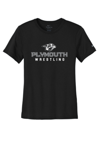 Plymouth Wrestling Nike Ladies Swoosh Sleeve rLegend Tee