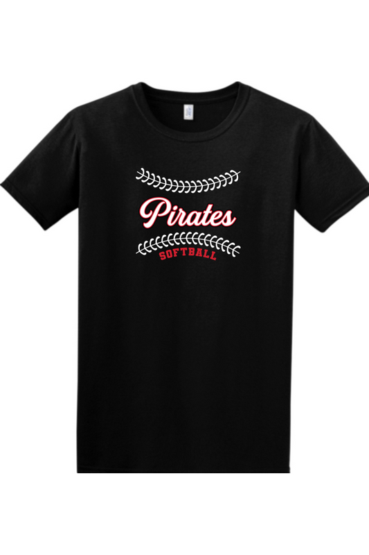 Cardington Pirates Softball DTF Softstyle T-Shirt