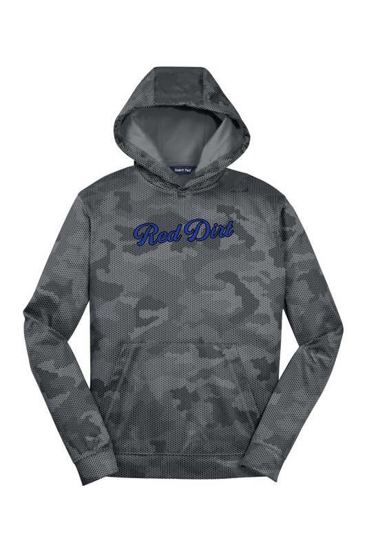 Red Dirt Youth Sport-Wick CamoHex Fleece Hooded Pullover
