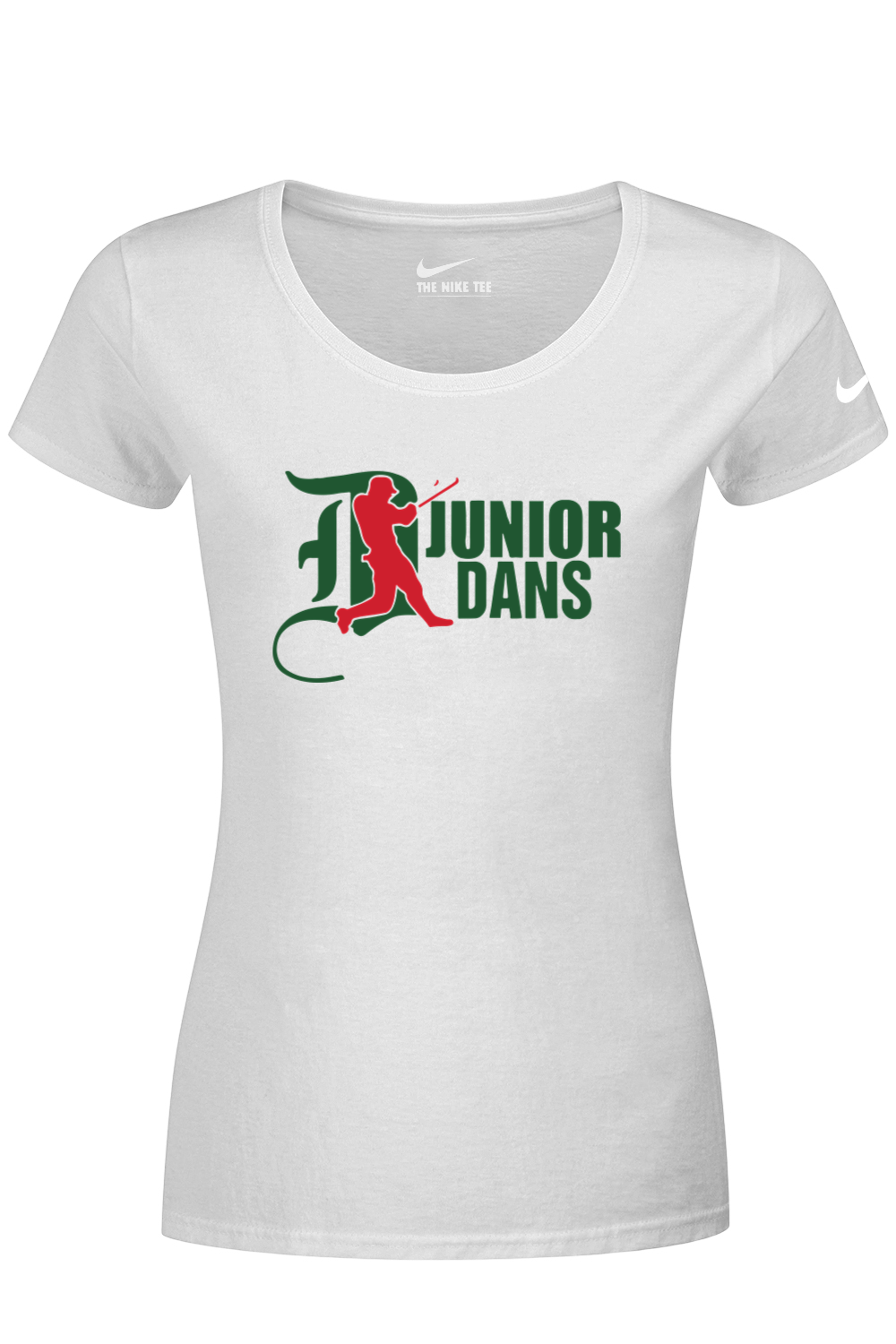 Junior Dans Baseball Nike Ladies Dri-FIT Cotton/Poly Scoop Neck Tee
