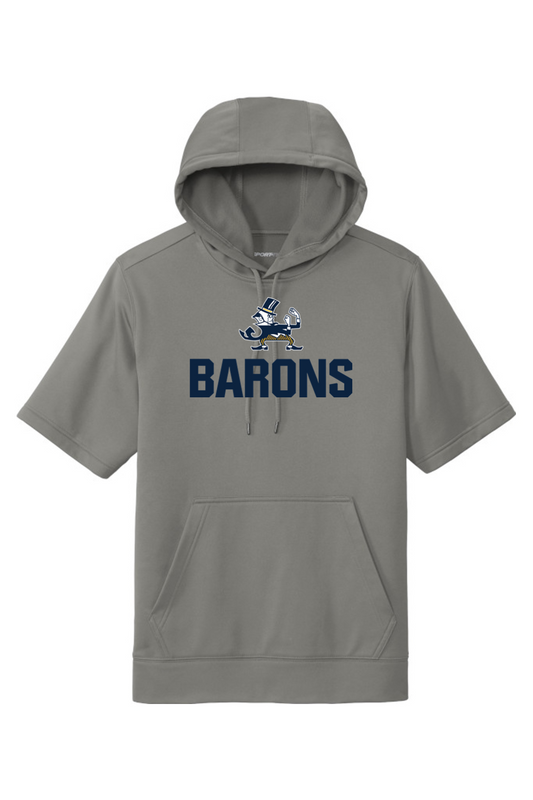 B-CC Wrestling DTF Fleece Short Sleeve Hooded Pullover