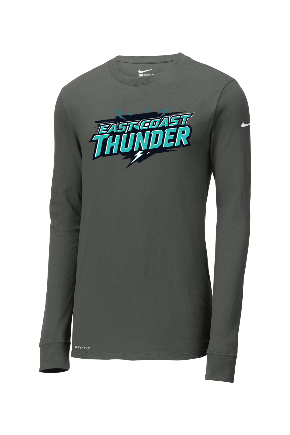 East Coast Thunder DTF Nike Dri-FIT Cotton/Poly Long Sleeve Tee