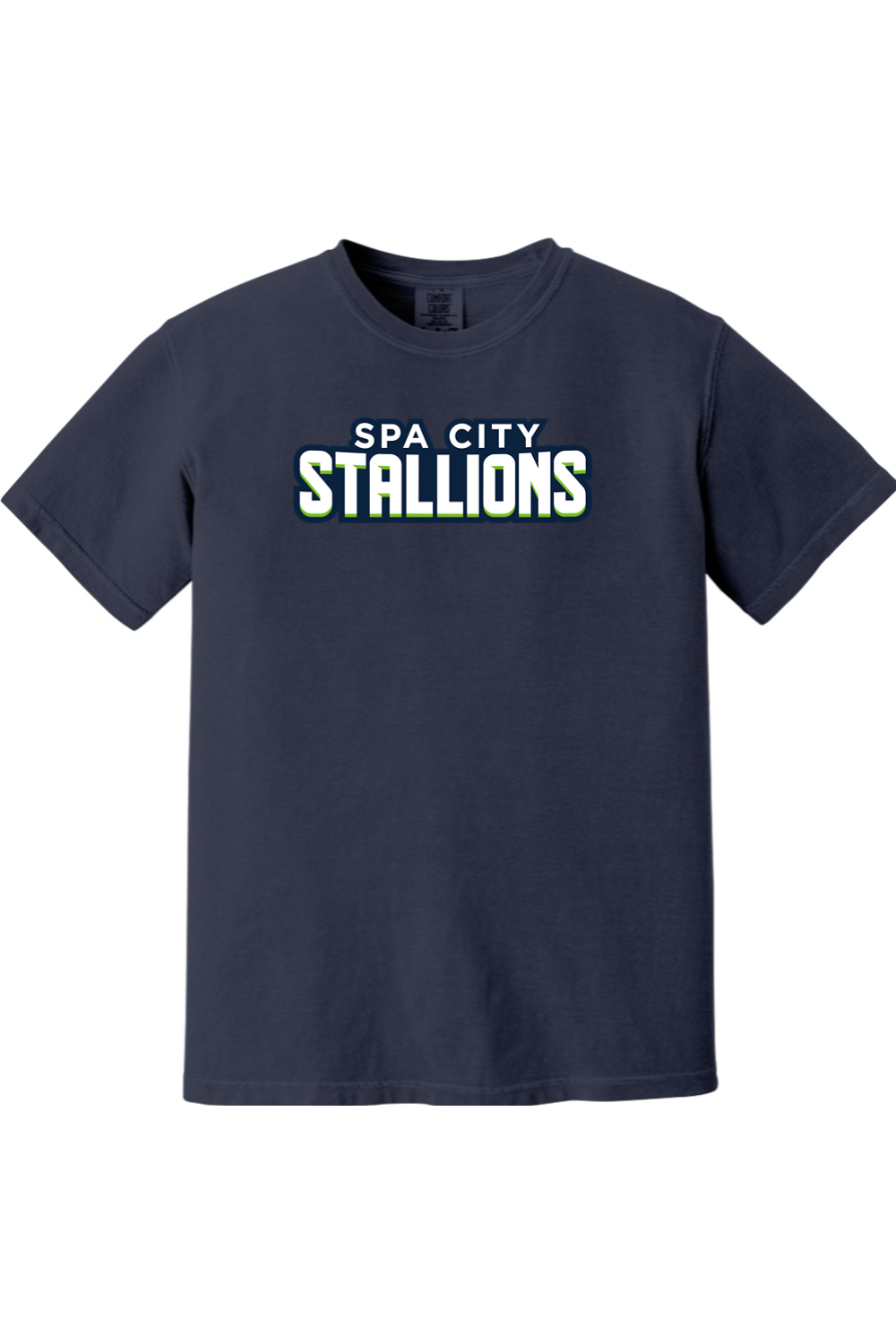 Spa City Stallions DTF Comfort Colors Ringspun Short Sleeve Shirt