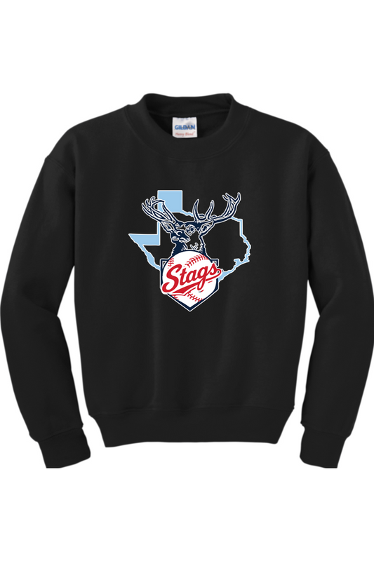 ETX Stags Youth Heavy Blend Crewneck Sweatshirt