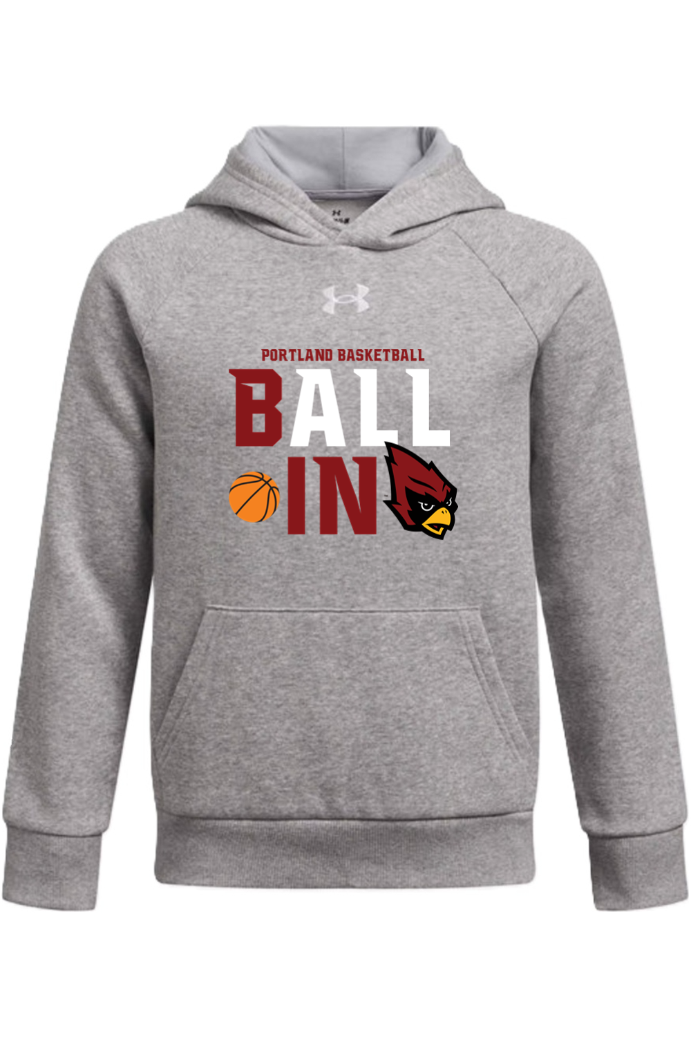 Portland Raider Basketball Under Armour Youth Rival Fleece Hooded Sweatshirt