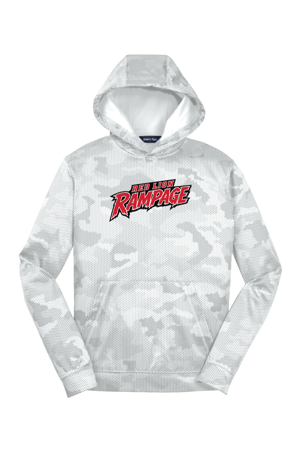 Red Lion Rampage DTF Youth CamoHex Fleece Hooded Pullover