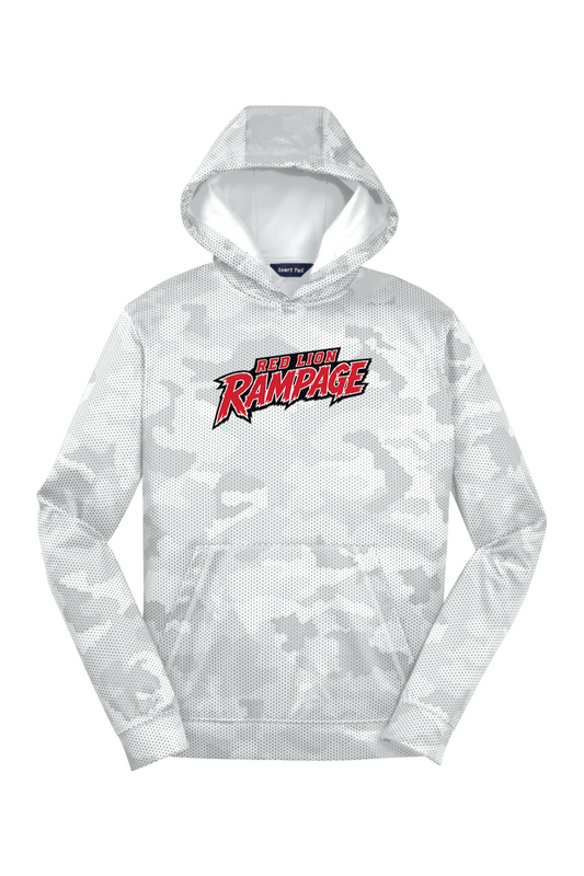 Red Lion Rampage DTF Youth CamoHex Fleece Hooded Pullover