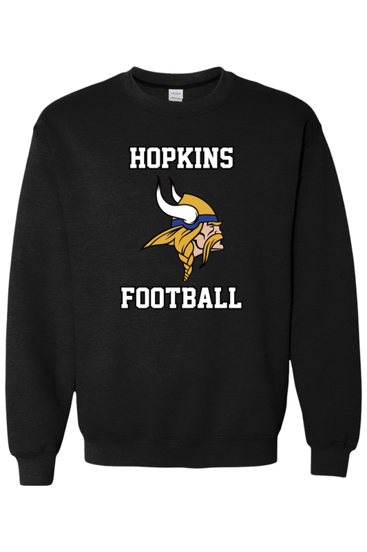 Hopkins High School Football DTF Heavy Blend Crewneck Sweatshirt