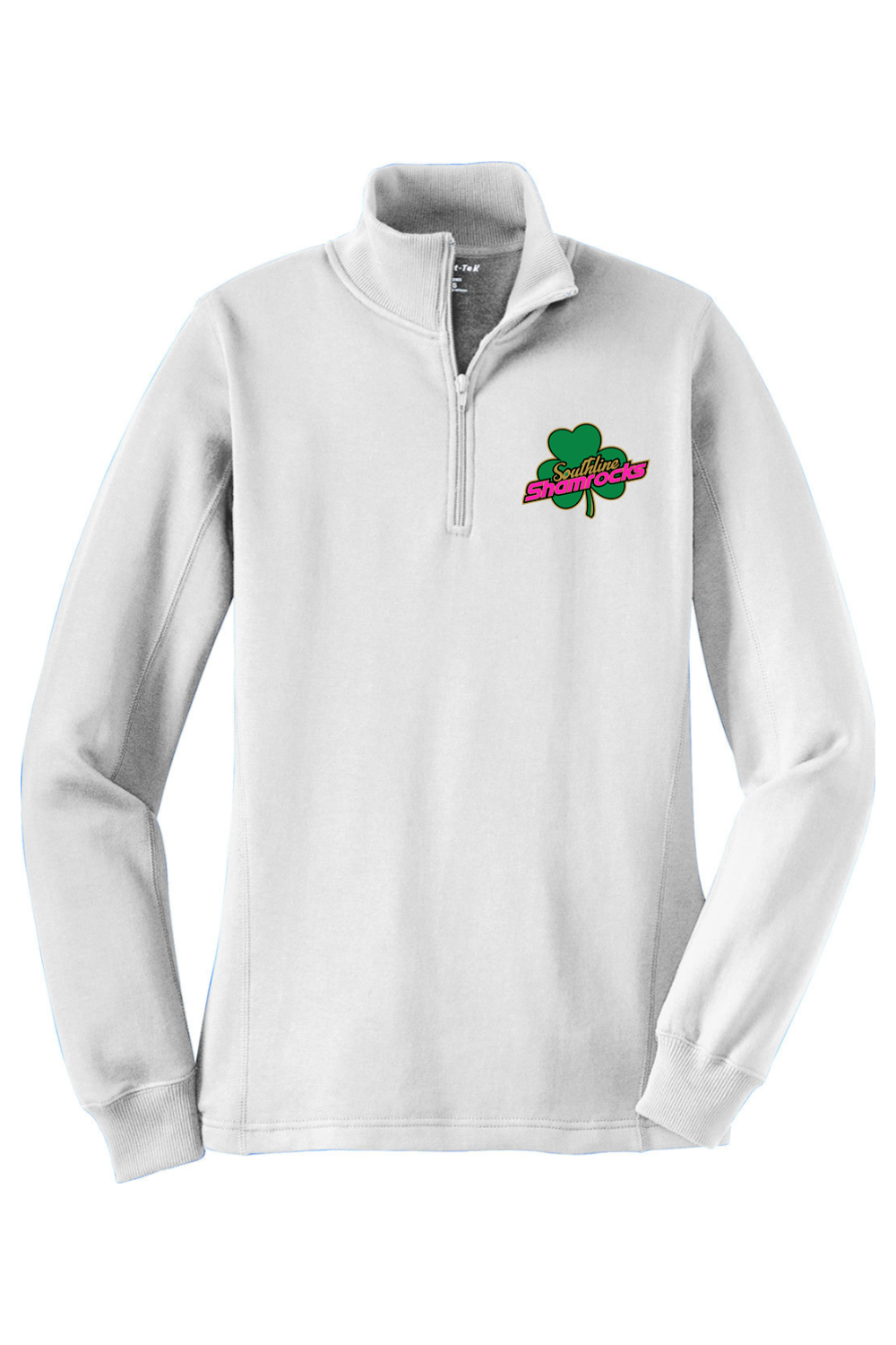 Shamrocks Softball Ladies 1/4-Zip Sweatshirt