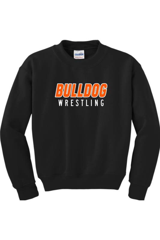 BC Boys Youth Wrestling DTF Youth Heavy Blend Crewneck Sweatshirt