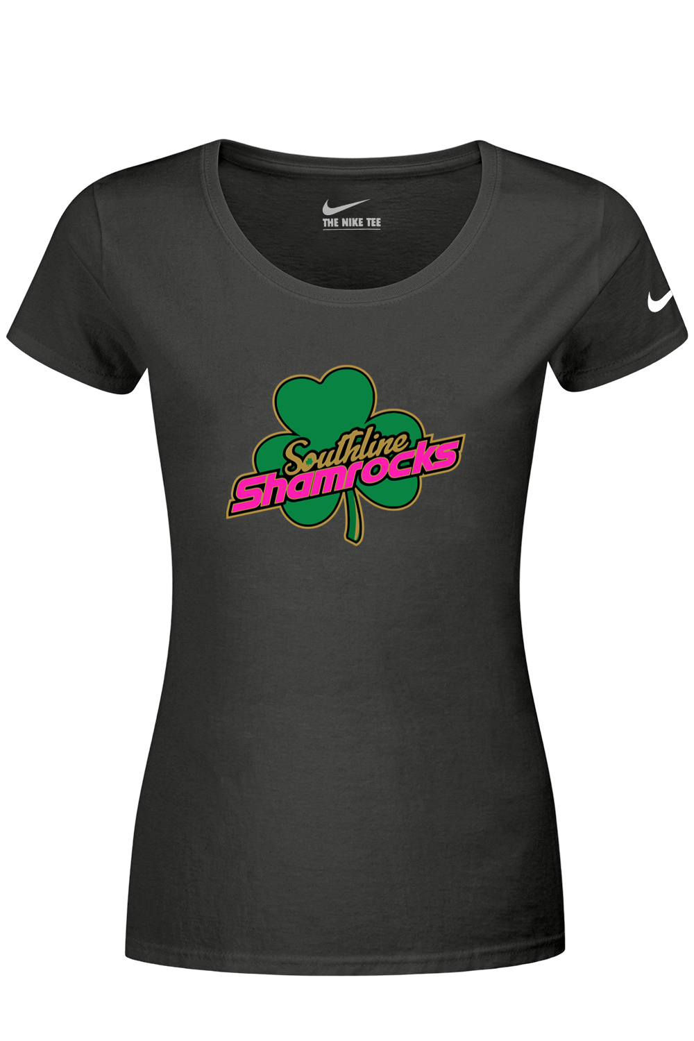 Shamrocks Softball Nike Ladies Dri-FIT Cotton/Poly Scoop Neck Tee