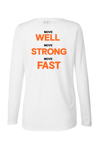 Bulldog Power DTF Under Armour Ladies' Team Tech Long-Sleeve T-Shirt