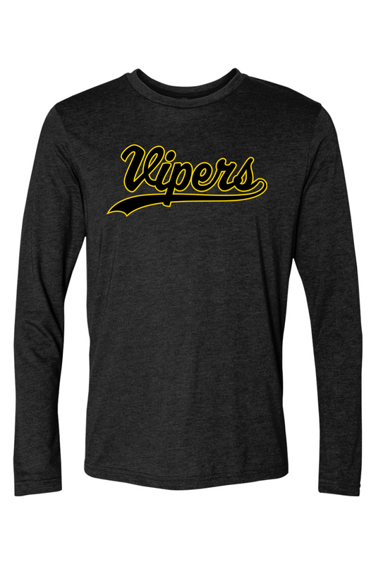 Scottsdale Vipers Baseball Triblend Long Sleeve Crew