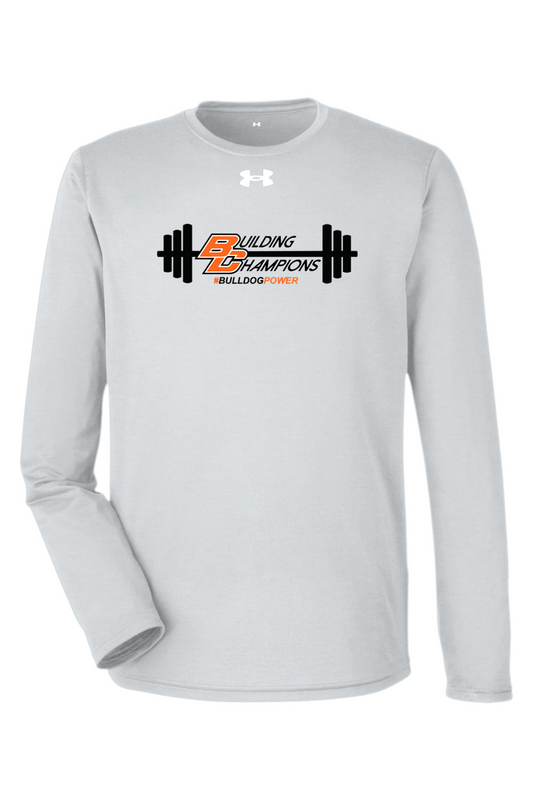 Bulldog Power DTF Under Armour Men's Team Tech Long-Sleeve T-Shirt