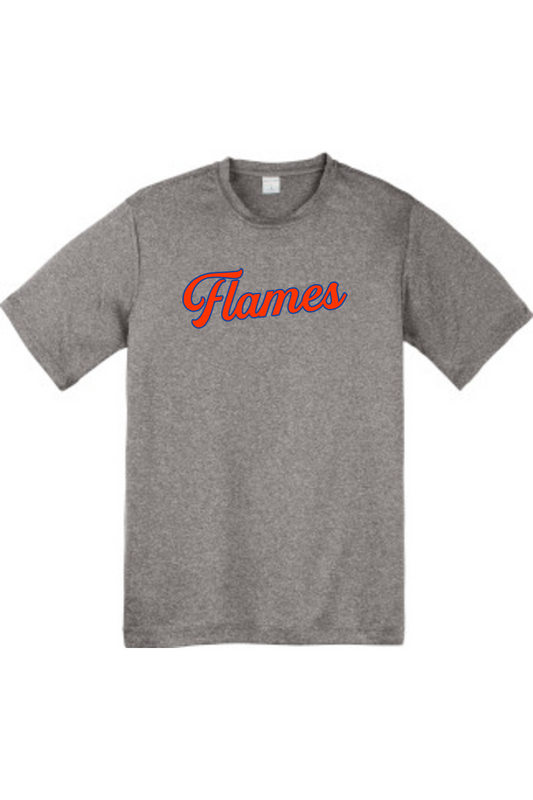 Flames MI Team DTF Youth Heather Contender  Tee