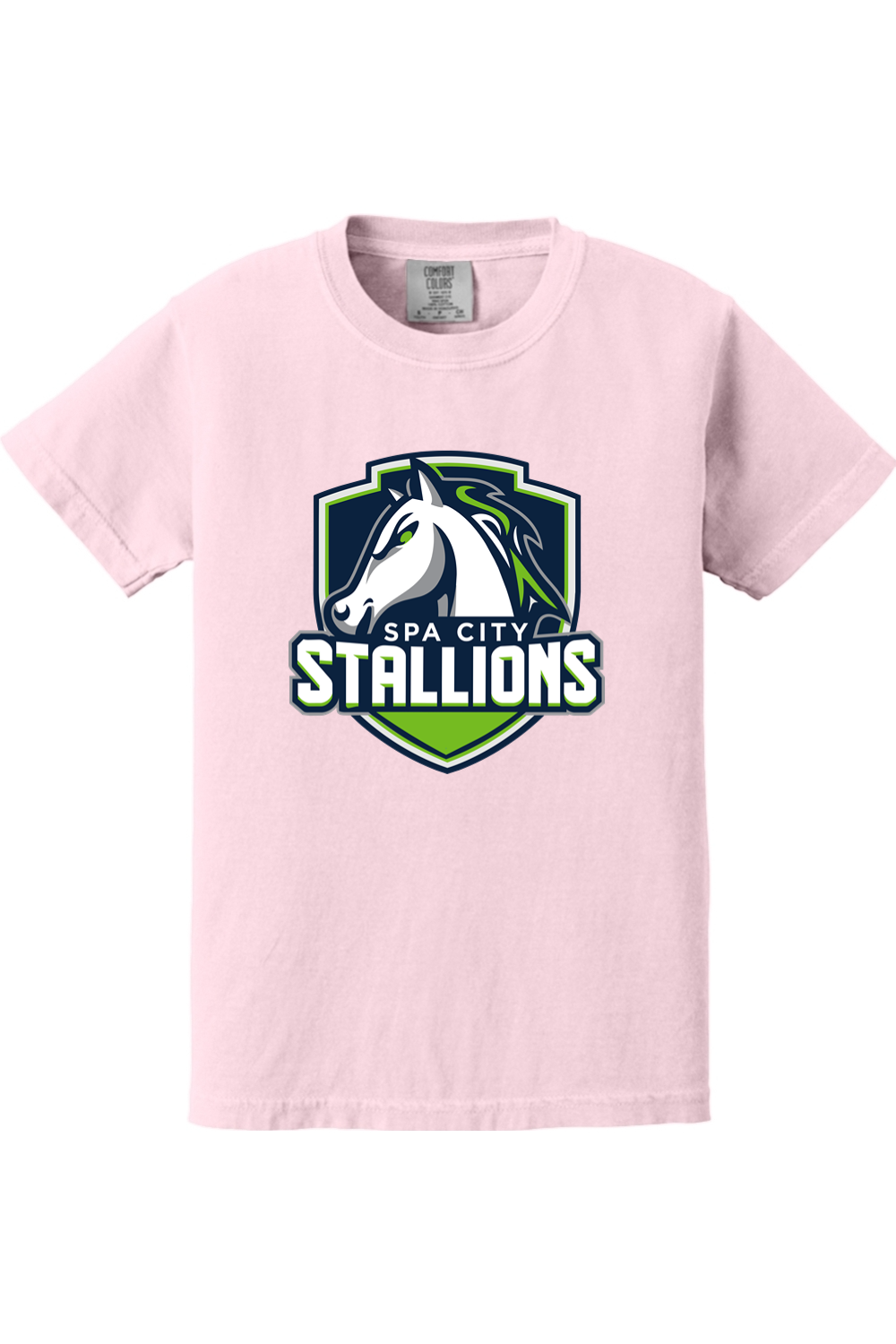 Spa City Stallions DTF Comfort Colors Youth Midweight Ring Spun Tee