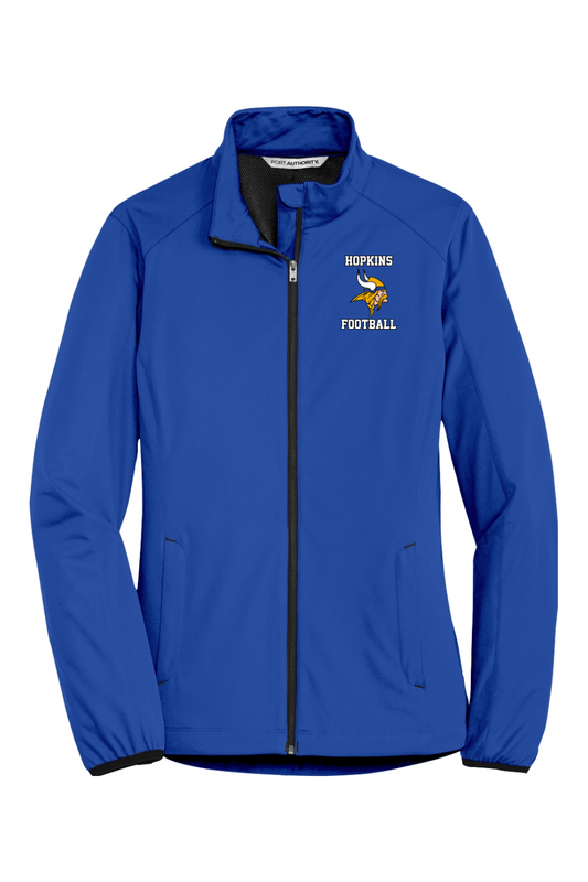 Hopkins Football DTF Ladies Active Soft Shell Jacket