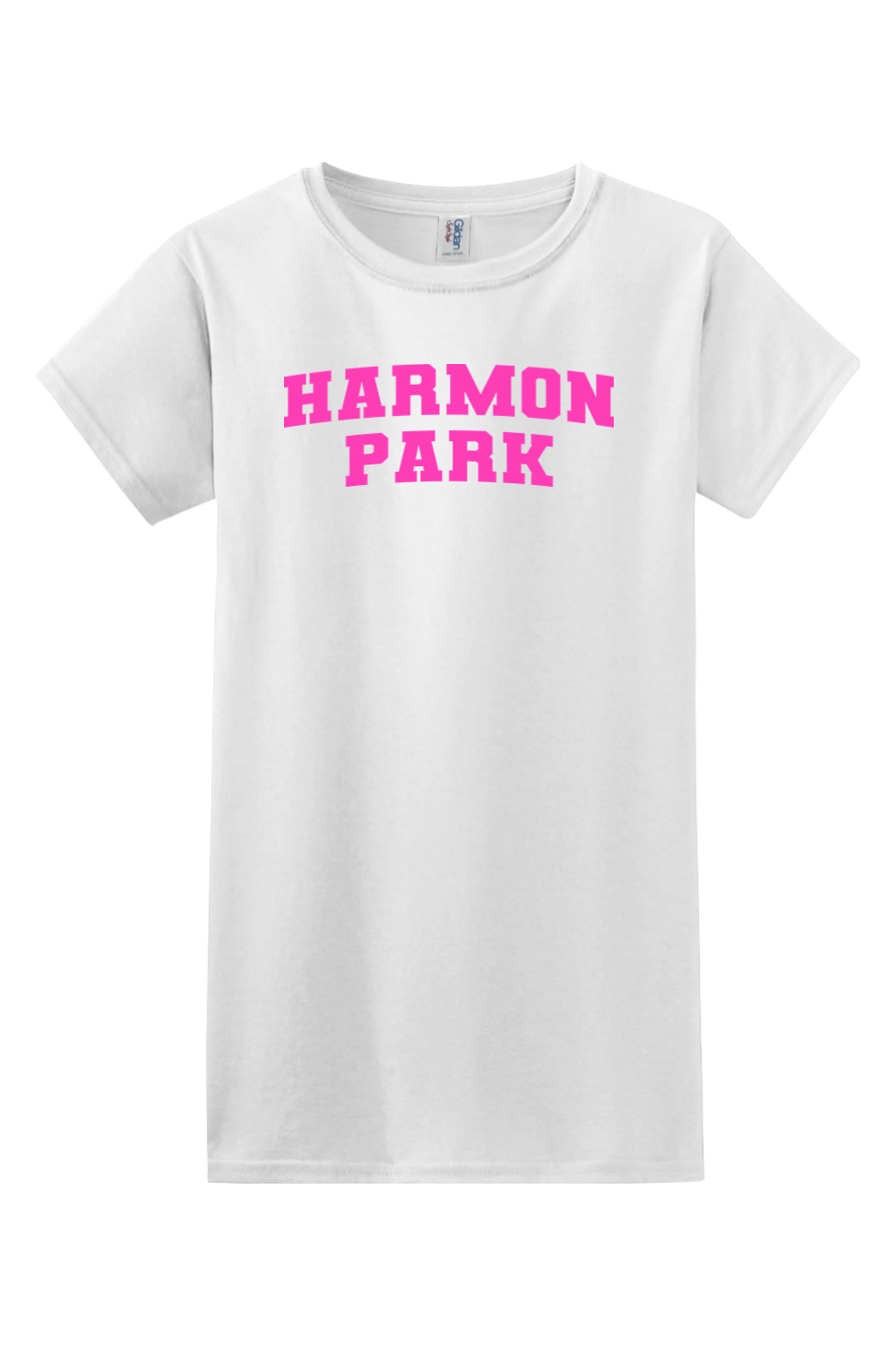 Harmon Park Softstyle Ladies' T-Shirt Shoulder Logo