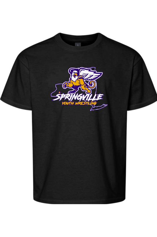 Springville Youth Wrestling YOUTH SIZED Softstyle T-Shirt