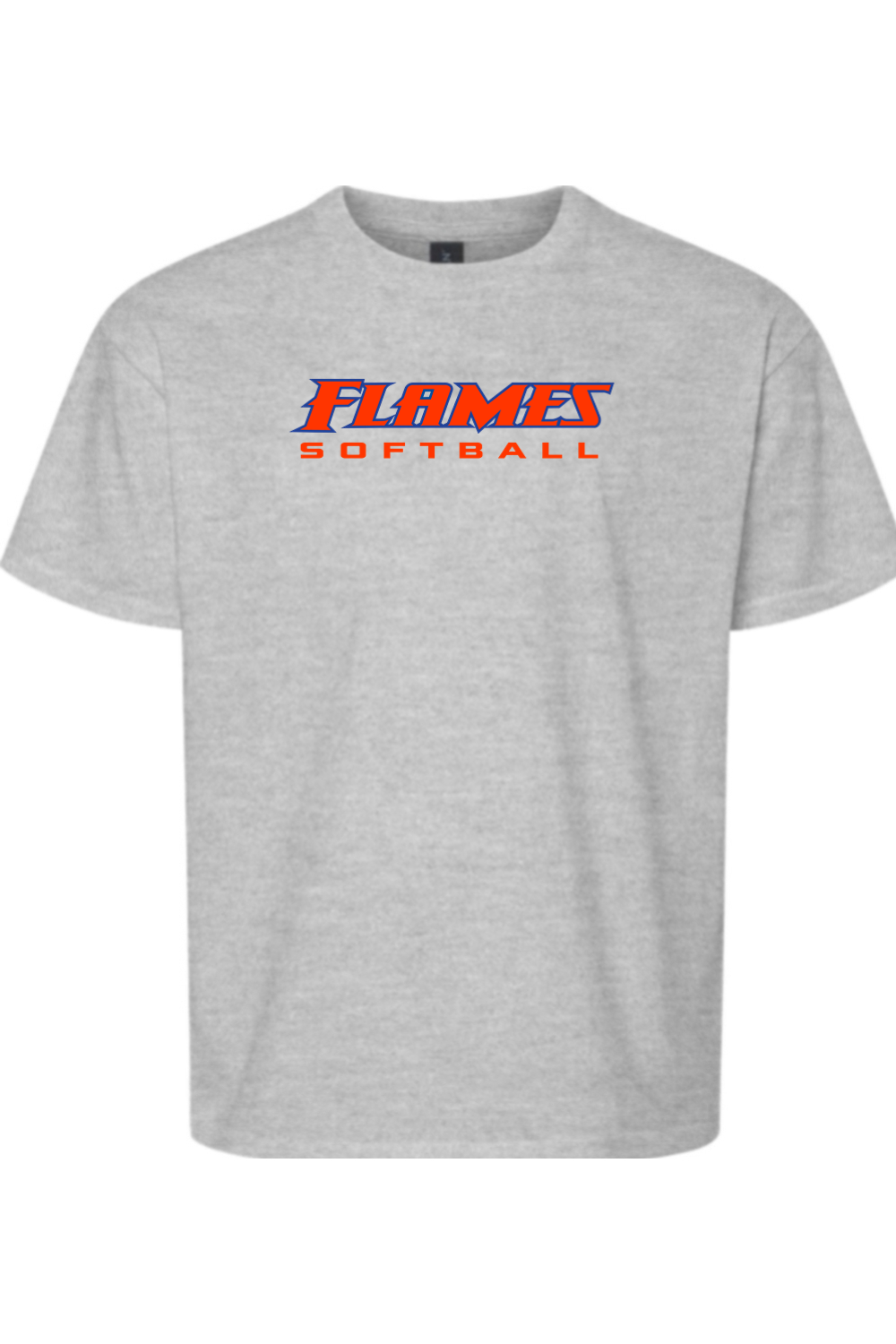 Flames MI Softball DTF Youth Softstyle T-Shirt