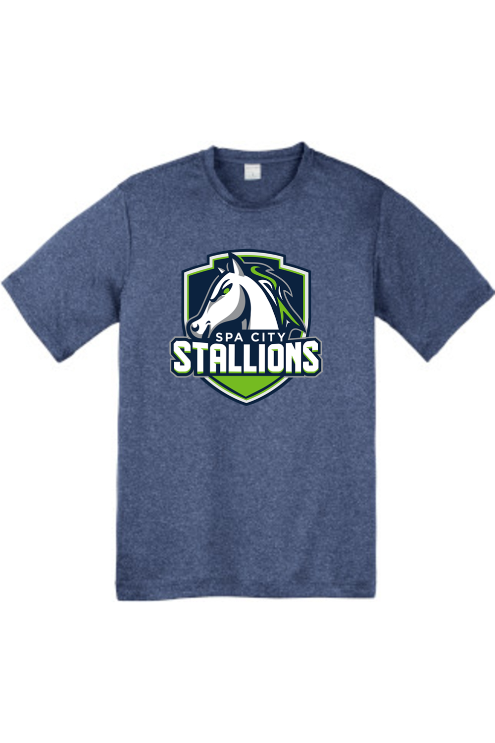 Spa City Stallions DTF Youth Heather Contender  Tee