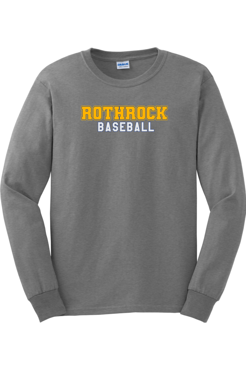 Rothrock Baseball Cotton Long Sleeve T-Shirt