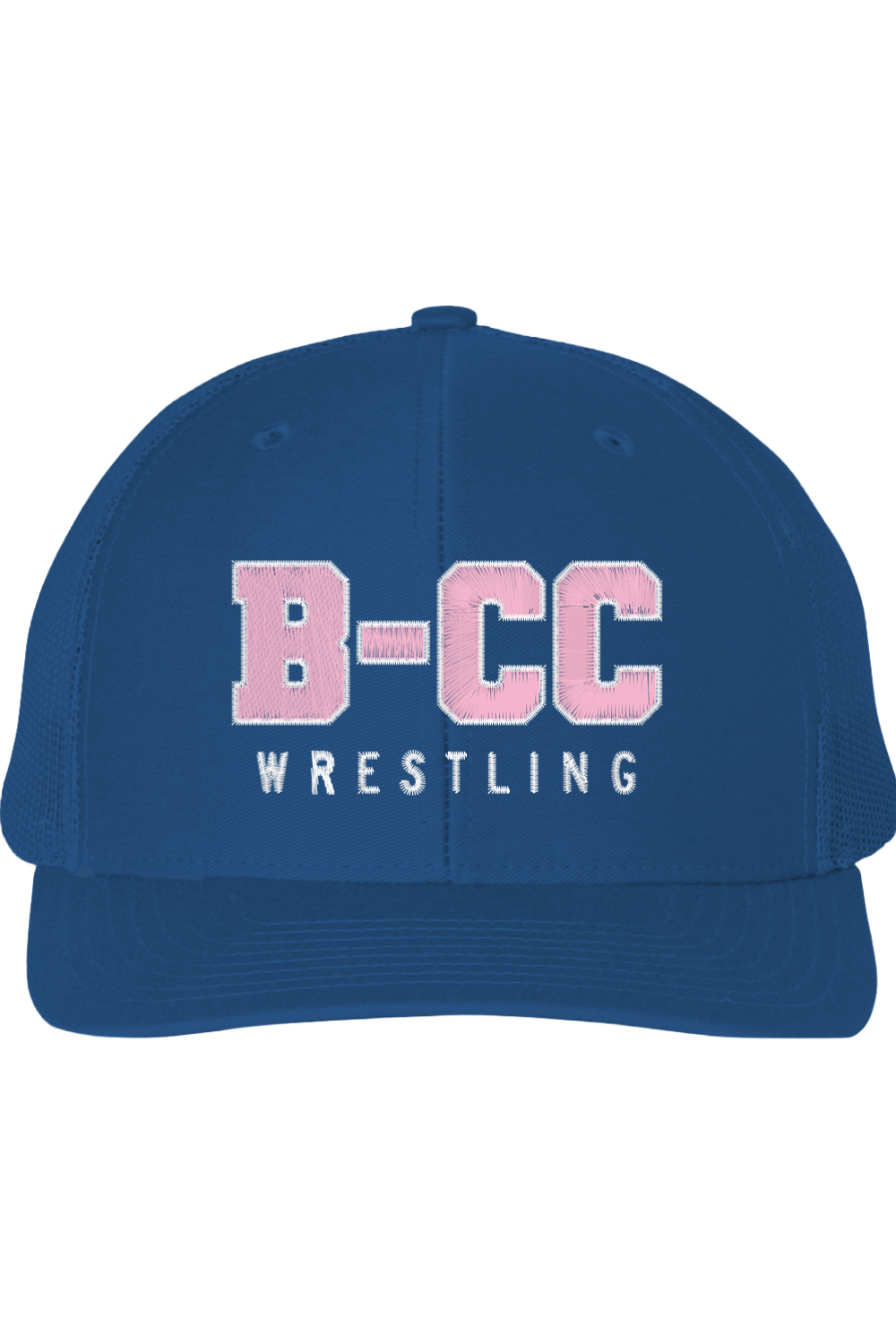 B-CC Wrestling Embroidery Snapback Trucker Cap