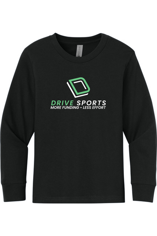 Drive Sports DTF Youth Cotton Long Sleeve T-Shirt