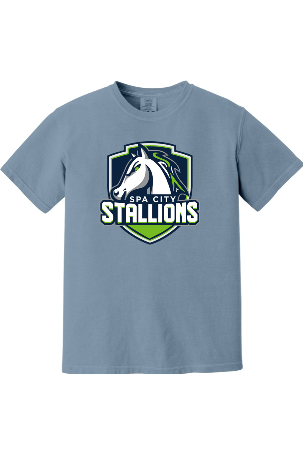Spa City Stallions DTF Comfort Colors Ringspun Short Sleeve Shirt
