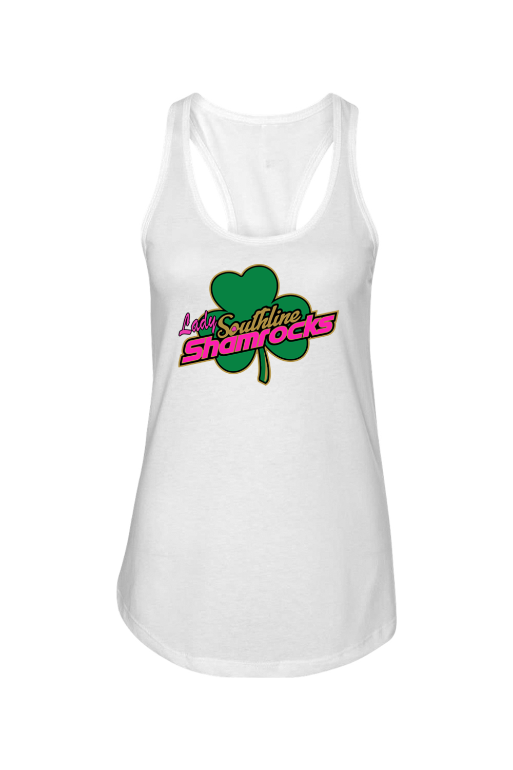 Shamrocks Softball Ladies Racerback Tank
