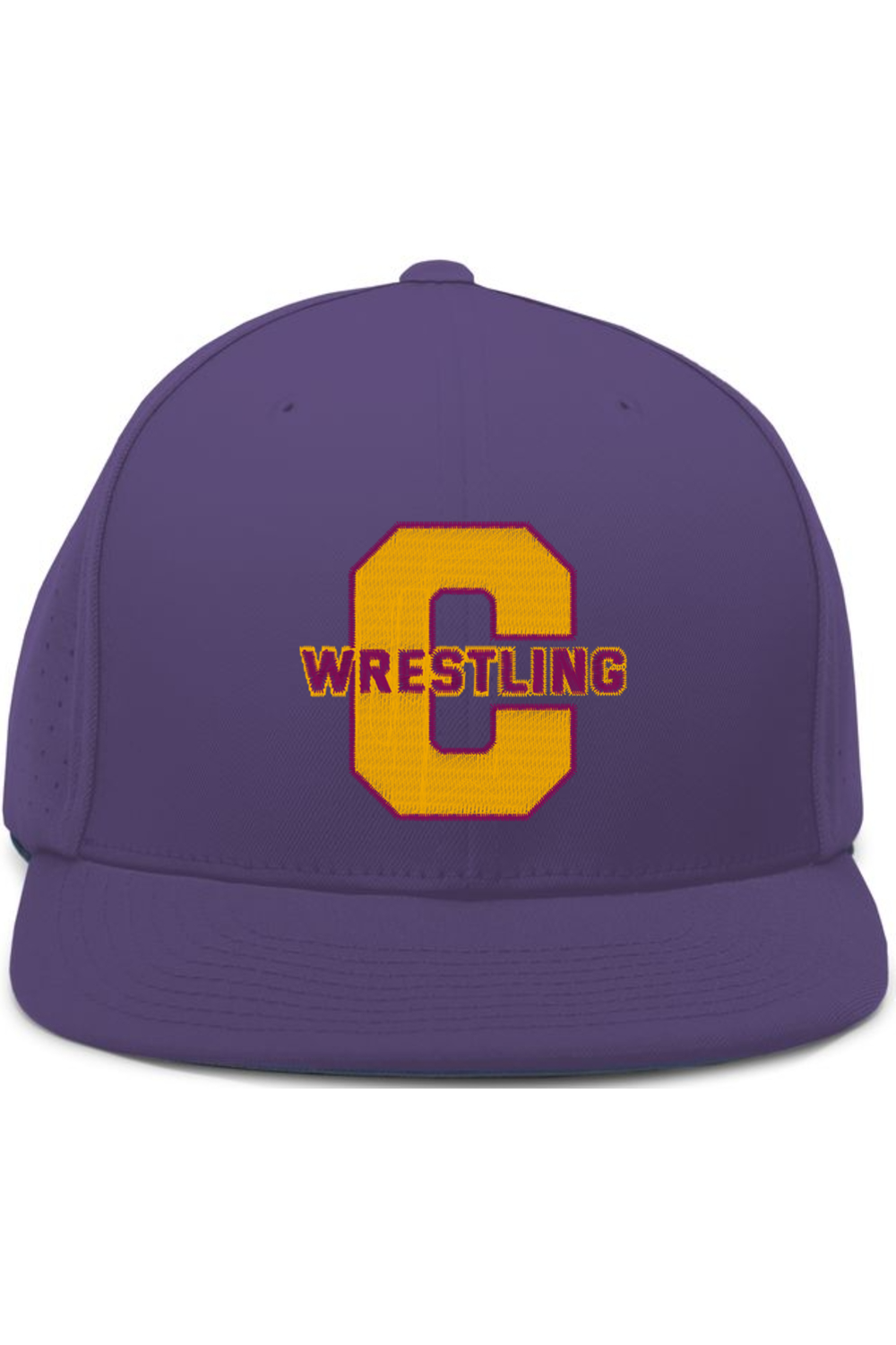 Caro Wrestling Embroidered Pacific Headwear Perforated F3 Performance Flexfit Cap