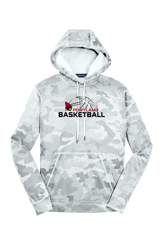 Portland Raider Basketball Camo Fleece Hooded Pullover