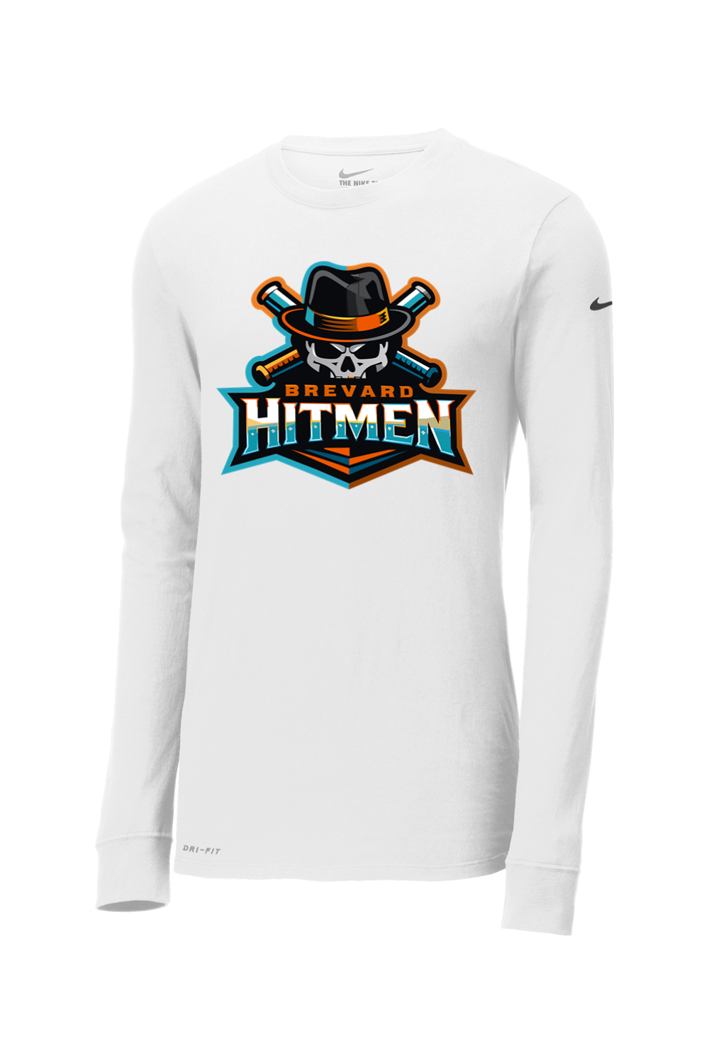 Brevard Hitmen DTF Nike Dri-FIT Cotton/Poly Long Sleeve Tee