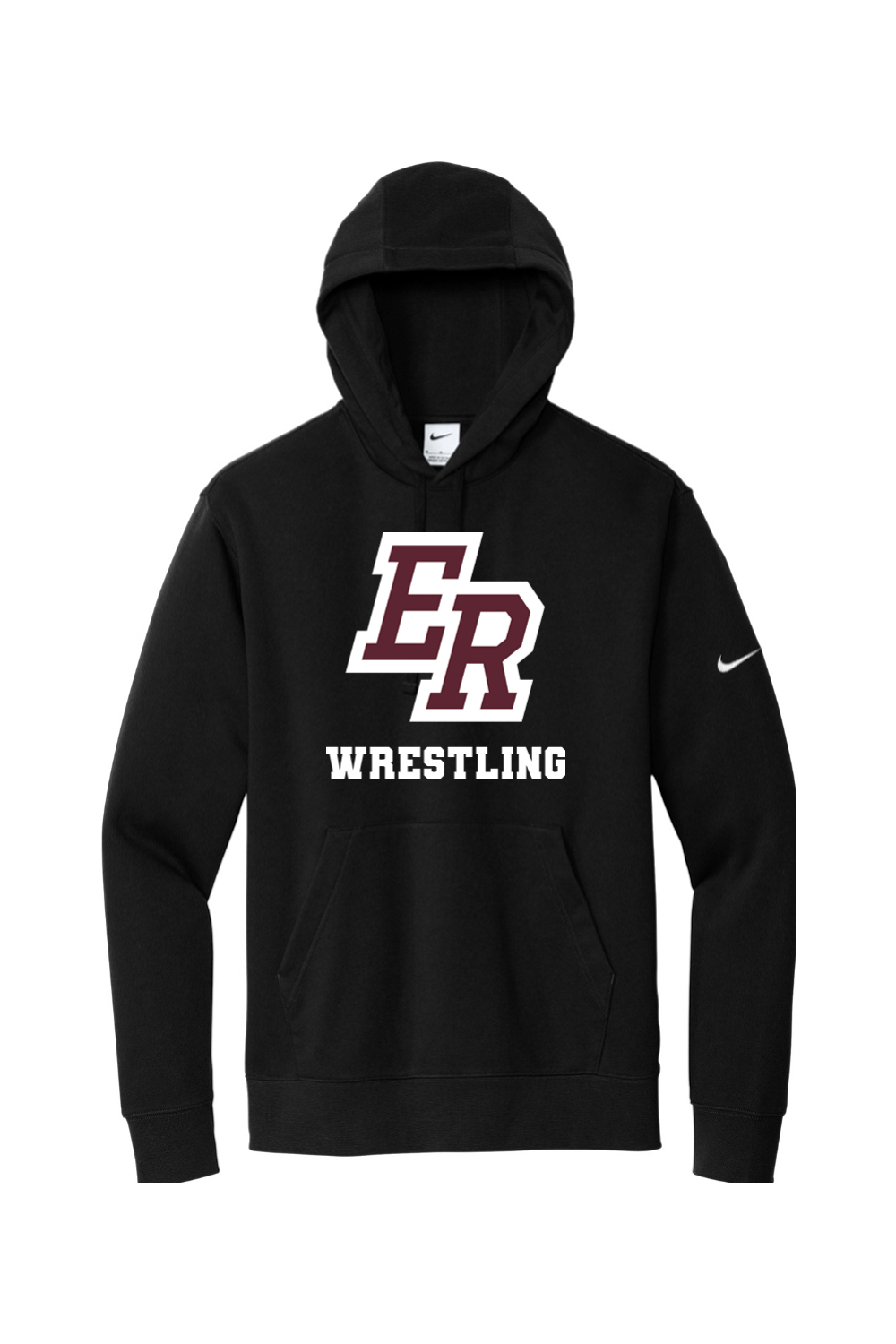 Eaton Rapids Wrestling DTF Nike Club Fleece Sleeve Swoosh Pullover Hoodie