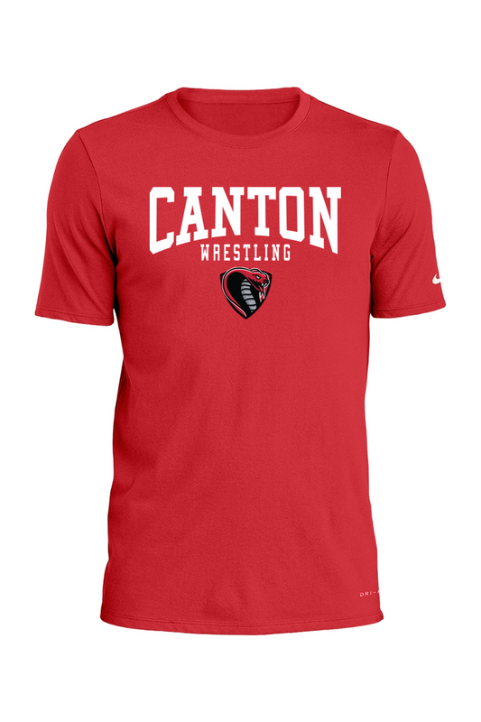 Canton Wrestling DTF Nike Dri-FIT Cotton/Poly Tee