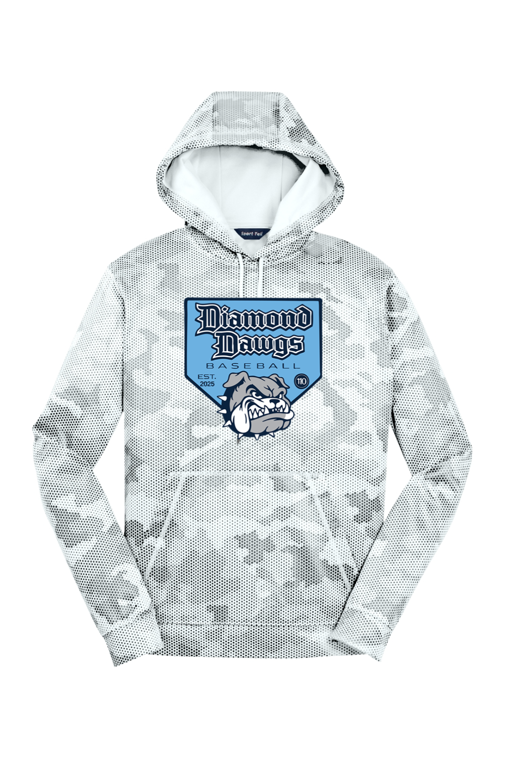 Diamond Dawgs Sport-Wick CamoHex Fleece Hooded Pullover