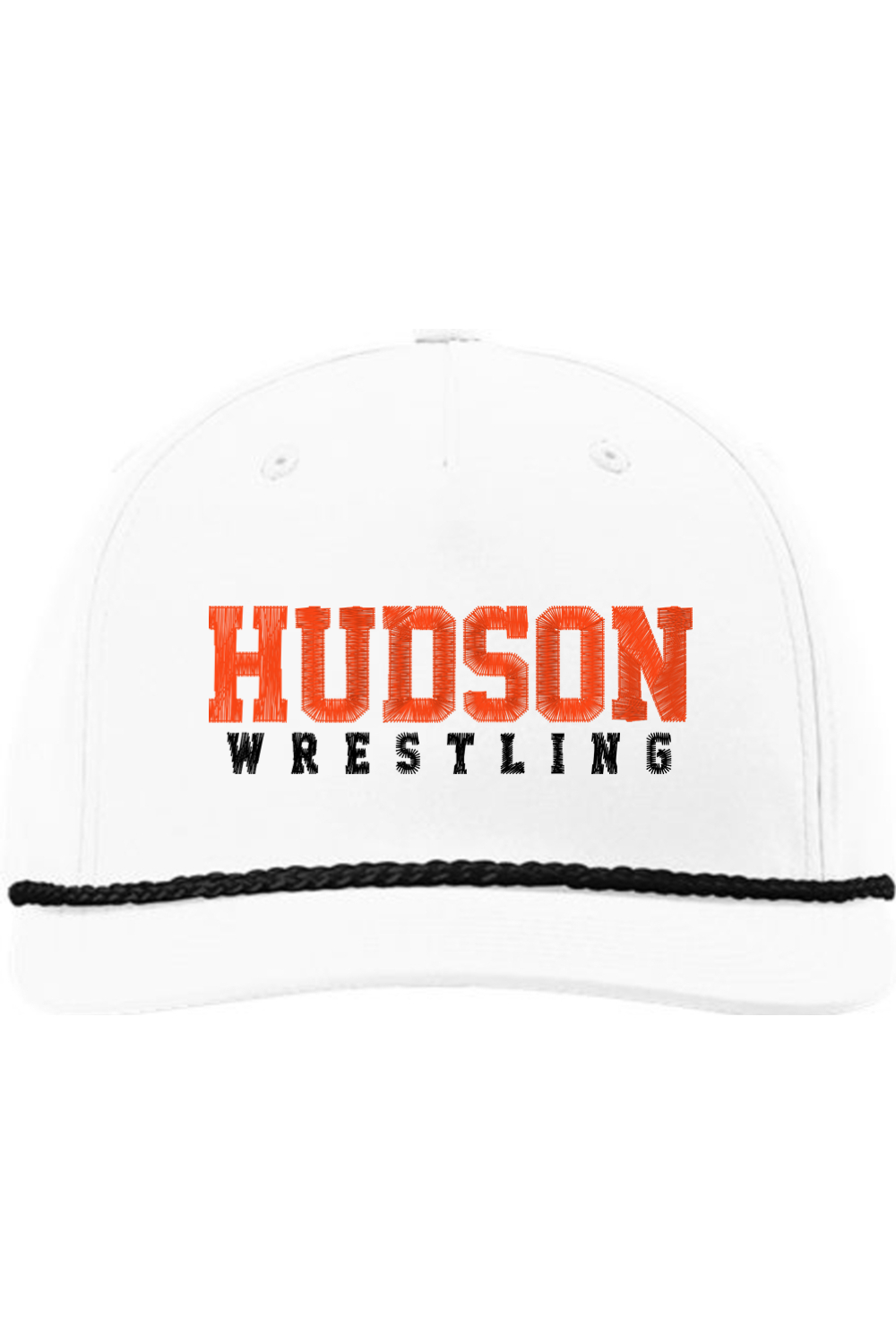 Hudson Wrestling Embroidered Five Panel Classic Rope Cap