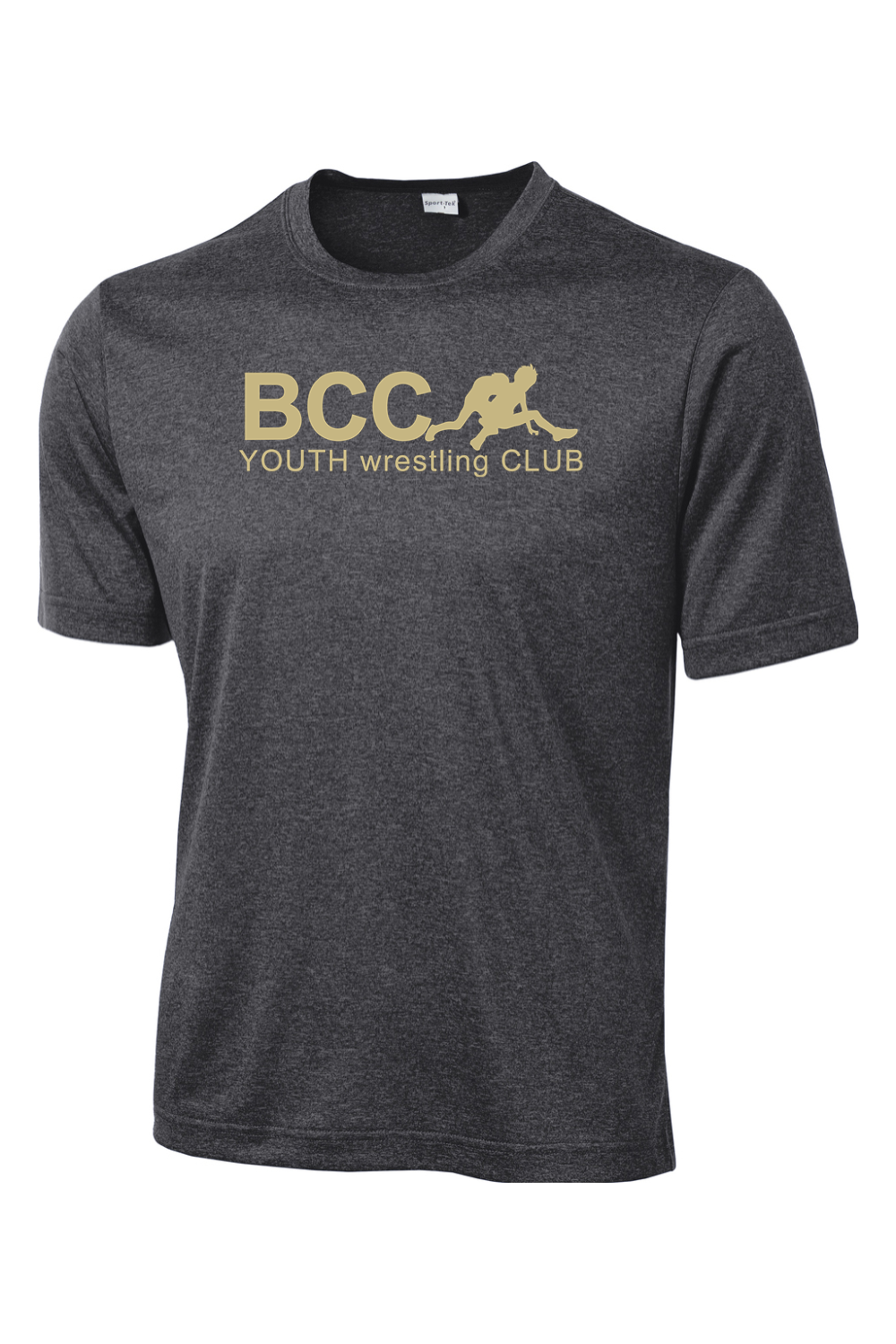 BCC Youth Wrestling Heather Contender Tee